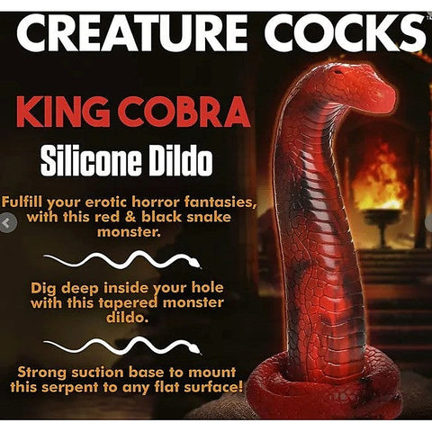 King Cobra Silicone Dildo by XR Brands