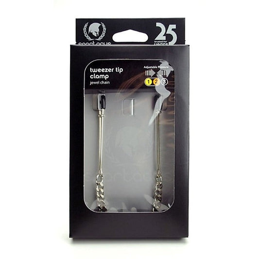 Adjustable Tweezer Clamps - Jewel Chain