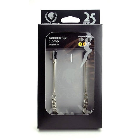 Adjustable Tweezer Clamps - Jewel Chain