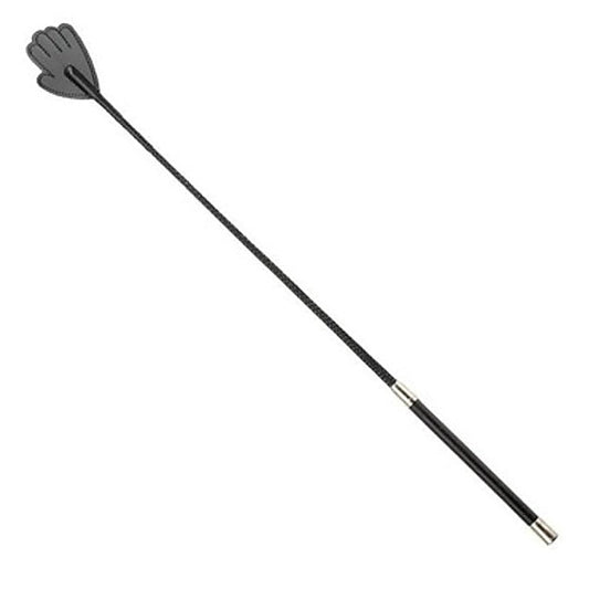 26 Inch Black Hand Tip Bondage Crop by Spartacus Enterprises