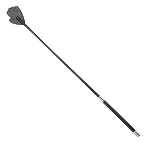 26 Inch Black Hand Tip Bondage Crop by Spartacus Enterprises