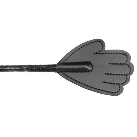 26 Inch Black Hand Tip Bondage Crop by Spartacus Enterprises
