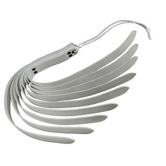 9 Straps White Slapper 20 inches by Spartacus