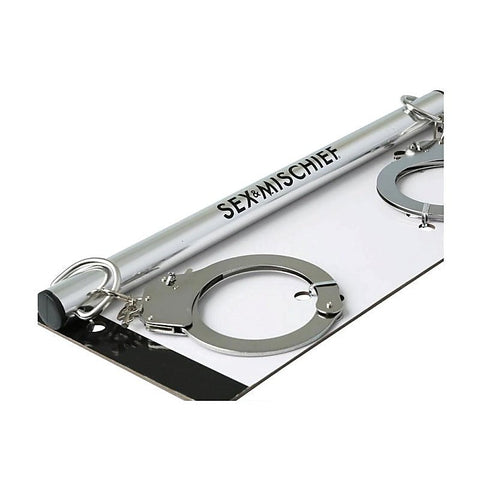 Sex and Mischief Spreader Bar with Metal Cuffs