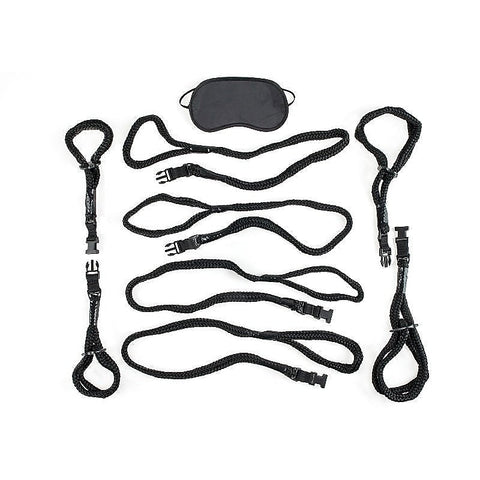 Fetish Fantasy Series BDSM Rope Cuff and Tether Set