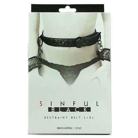 Sinful Restraint Belt Large/Extra Large by NS Novelties