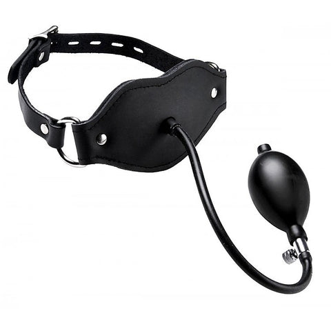 Silencer Inflatable Locking BDSM Play Gag by XR Brands