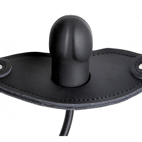 Silencer Inflatable Locking BDSM Play Gag by XR Brands