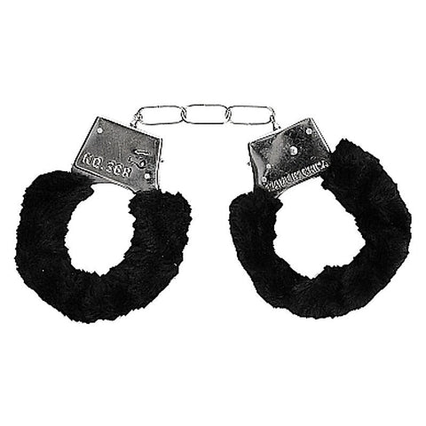Lightweight Fur-Lined Steel Cuffs by Shots Toys