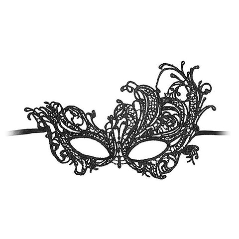Black and White Lace Eye Mask Royal by Shots Toys
