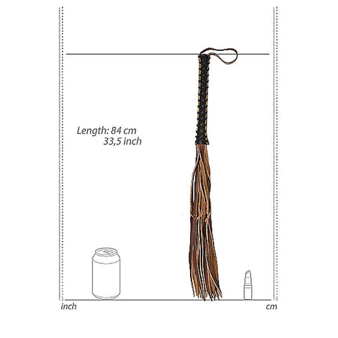 Medieval Stylish Whip with 12 Tails by Shots Toys