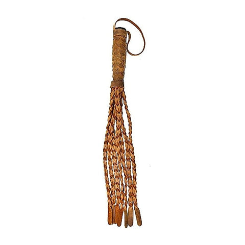 Medieval Braided Tan Whip by Shots Toys