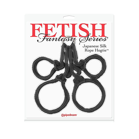 Fetish Fantasy Japanese Bondage Silk Rope Hogtie