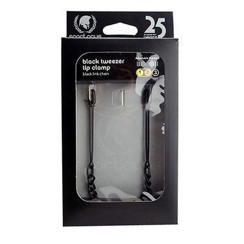 Tweezer Tip Clamps - Black Link Chain