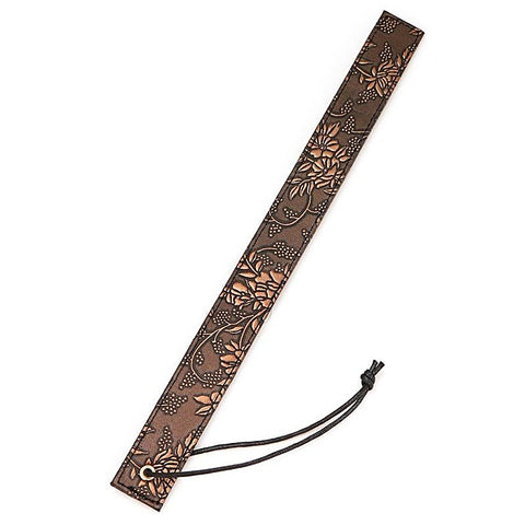 Brown Floral Print Paddle by Spartacus Enterprises