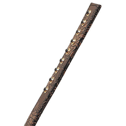 Brown Floral Print Paddle by Spartacus Enterprises
