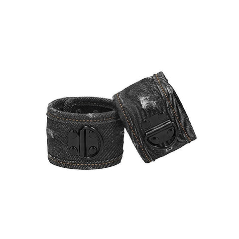 Denim Ankle Cuffs by Shots Toys