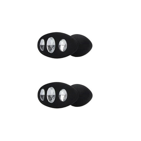 Large Diamond Butt Plug With Handle by Shots Toys
