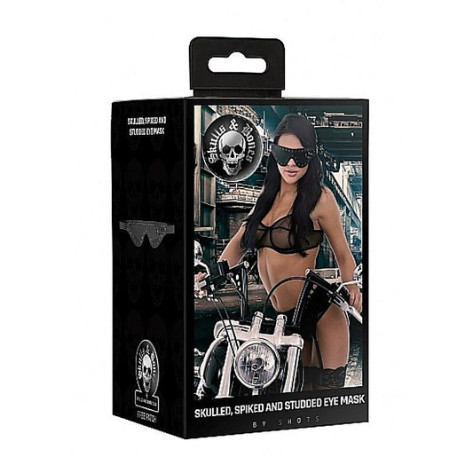 Eye Mask + Skulls & Spikes by Shots Toys