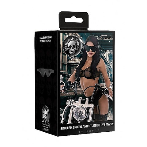 Eye Mask + Skulls & Spikes by Shots Toys