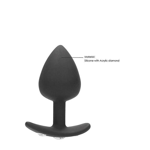 OUCH! XL Diamond Butt Plug With Handle by Shots Toys