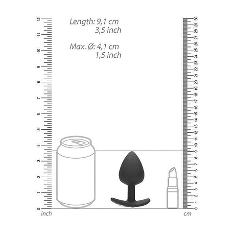 OUCH! XL Diamond Butt Plug With Handle by Shots Toys