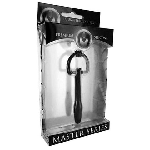The Hallows Cum-Thru D-Ring Penis Plug by XR Brands