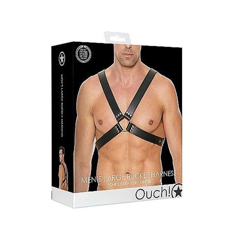 Mens Large Buckle Harness by Shots Toys