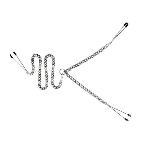Y-Style Adjustable Tweezer Clamps with Clit Clamp