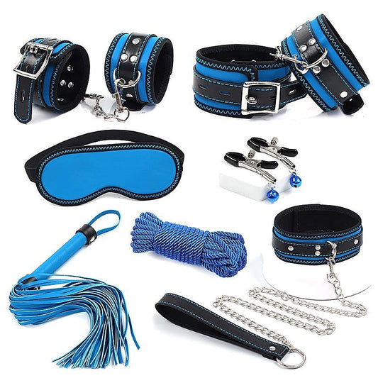 Blue Bondage Kit 7-piece Set by BDStyle