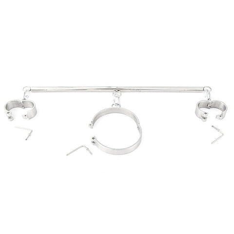 Neck & Wrist Restraint With Spreader Bar by BDStyle