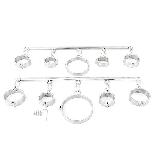 Luxurious Stainless Steel Bondage Kit by BDStyle