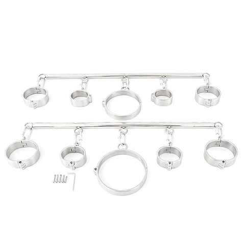 Luxurious Stainless Steel Bondage Kit by BDStyle