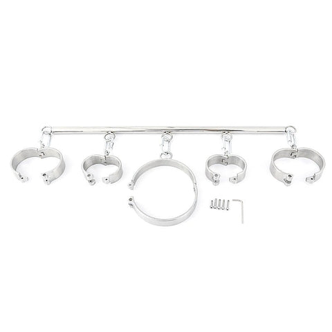 Luxurious Stainless Steel Bondage Kit by BDStyle