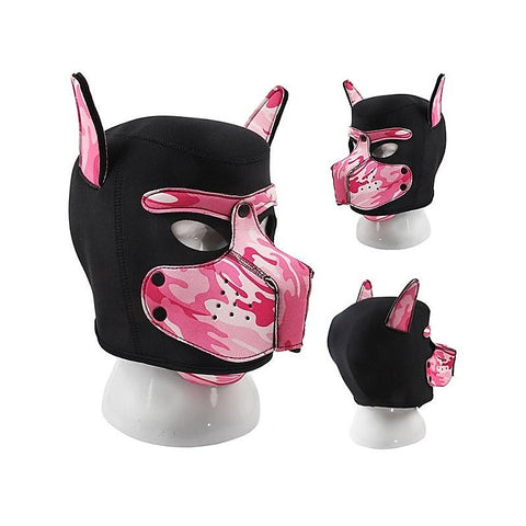 Camouflage Dog Bondage Hood by BDStyle