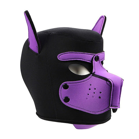 Camouflage Dog Bondage Hood by BDStyle