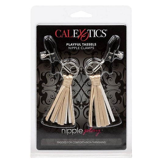 Playful Tassels Women's Nipple Clamps by California Exotics