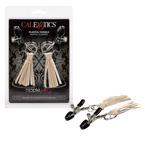 Playful Tassels Women's Nipple Clamps by California Exotics