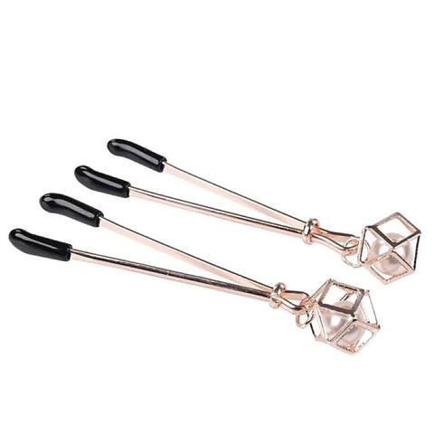 S&M Brat Pearl Nipple Clamps by Sportsheets
