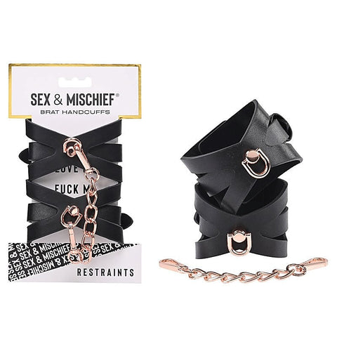 Sex & Mischief Brat Handcuffs by Sportsheets