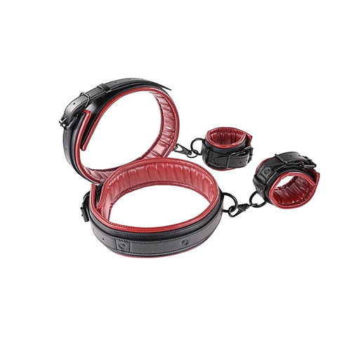 Saffron BDSM Thigh & Wrist Cuff Set by Sportsheets