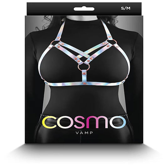 Cosmo BDSM Play Chest Harness Vamp by NS Novelties