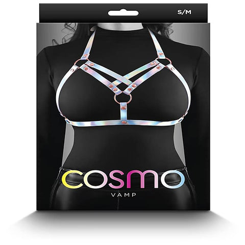 Cosmo BDSM Play Chest Harness Vamp by NS Novelties