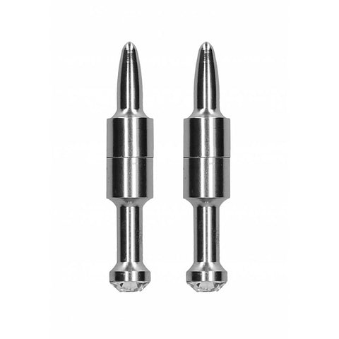 Magnetic Diamond Pin Nipple Clamps by Shots Toys
