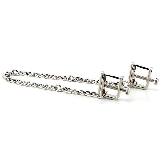 Siege Adjustable BDSM Nipple Stretcher Clamps by XR Brands