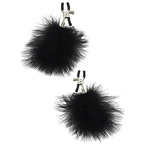 Feather-Kissed Nipple Clamps by Sportsheets