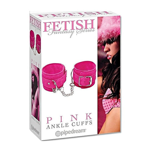 Fetish Fantasy Series BDSM Play Pink Ankle Cuffs