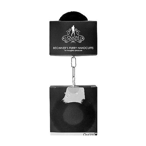 Ouch Beginners Furry Handcuffs by Shots Toys
