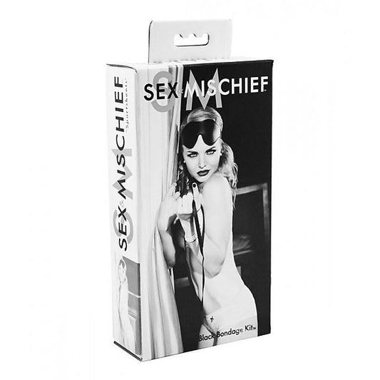 Sex & Mischief Bondage Kit Black by Sportsheets