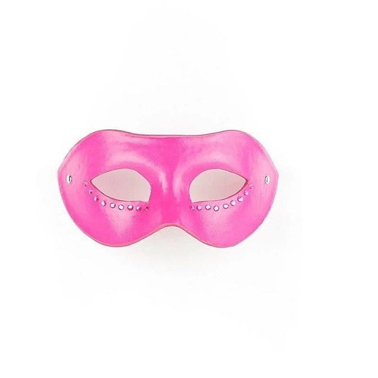 Luxurious Leather Diamond Mask by Shots Toys